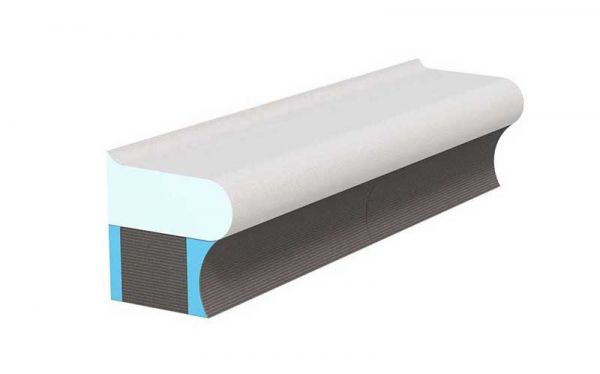 Wedi Sanoasa Bellina Carrier Rounded Finish 1000mm Wellness