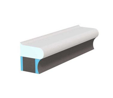 wedi Sanoasa Bellina carrier rounded finish, 1000mm