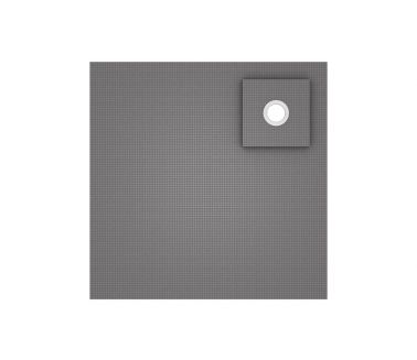 wedi Fundo Ligno floor element, corner drain 900x900x20/41mm