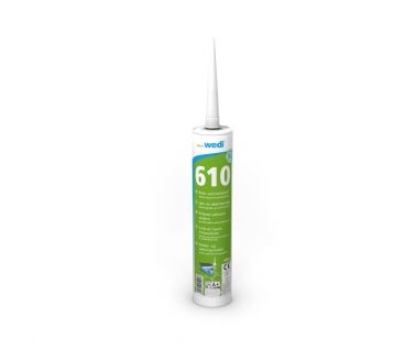 1.wedi 610 adhesive sealant 310ml cartridge