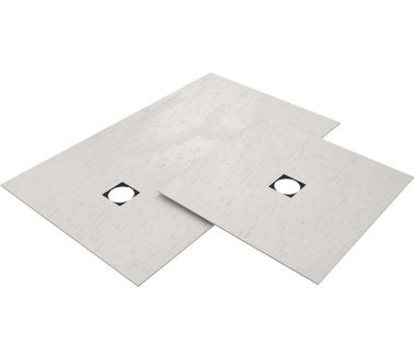 Fundo Top ready-to-use surface n Natural stone look, stone grey for Fundo Plano 900x900x6mm